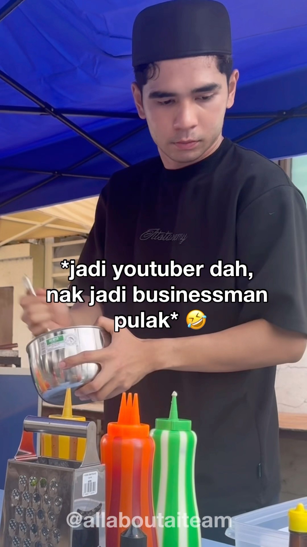 Kanda Nak Jual Roti John Ke? Wah Tak Sabar Nak Cuba La ? #aikekanda #aiteam